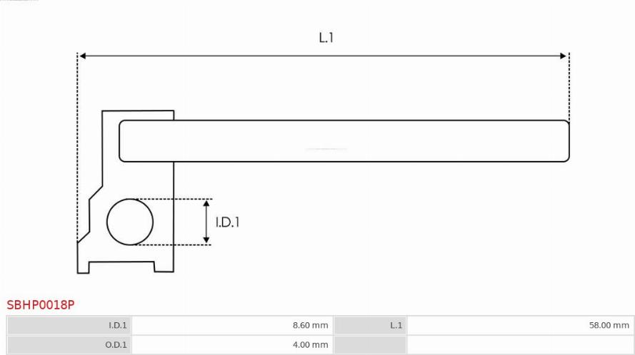 AS-PL SBHP0018P - Remkomplekts, Starteris www.autospares.lv