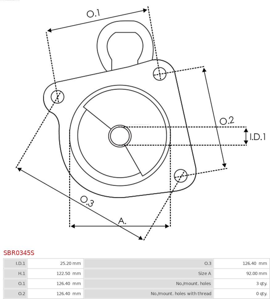 AS-PL SBR0345S - Palaišanas ierīces vāks, Karburators www.autospares.lv