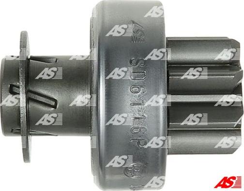 AS-PL SD6116P - Ведущая шестерня, бендикс, стартер www.autospares.lv