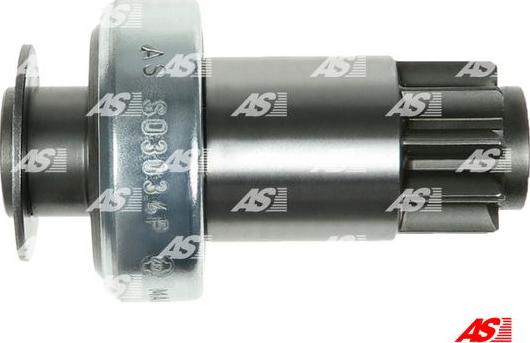 AS-PL SD3034P - Ведущая шестерня, бендикс, стартер www.autospares.lv