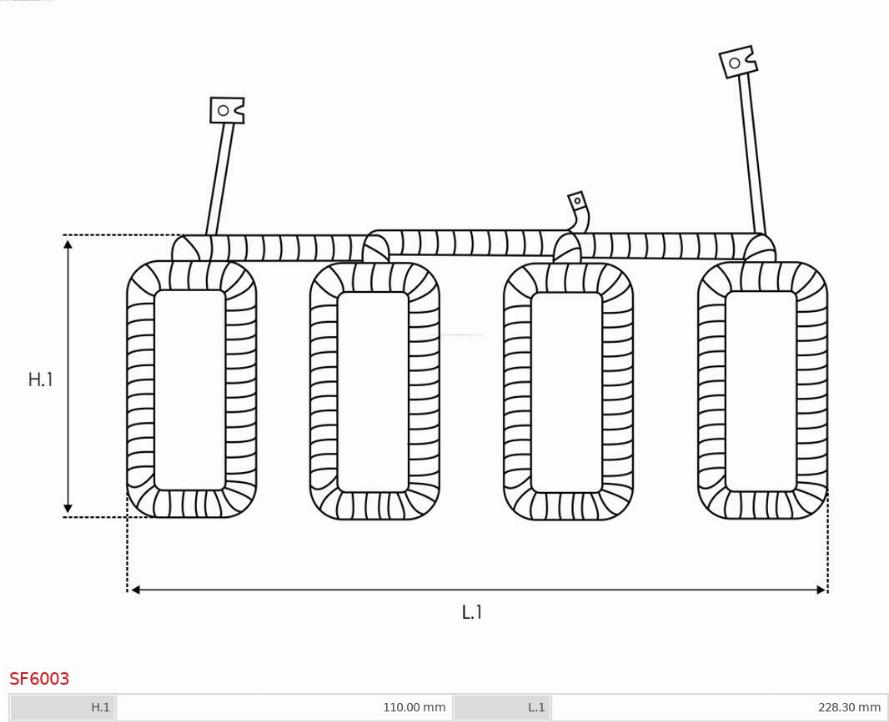 AS-PL SF6003 - Ierosmes tinums, Starteris www.autospares.lv