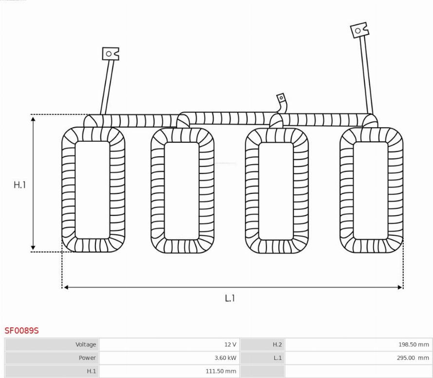 AS-PL SF0089S - Ierosmes tinums, Starteris www.autospares.lv