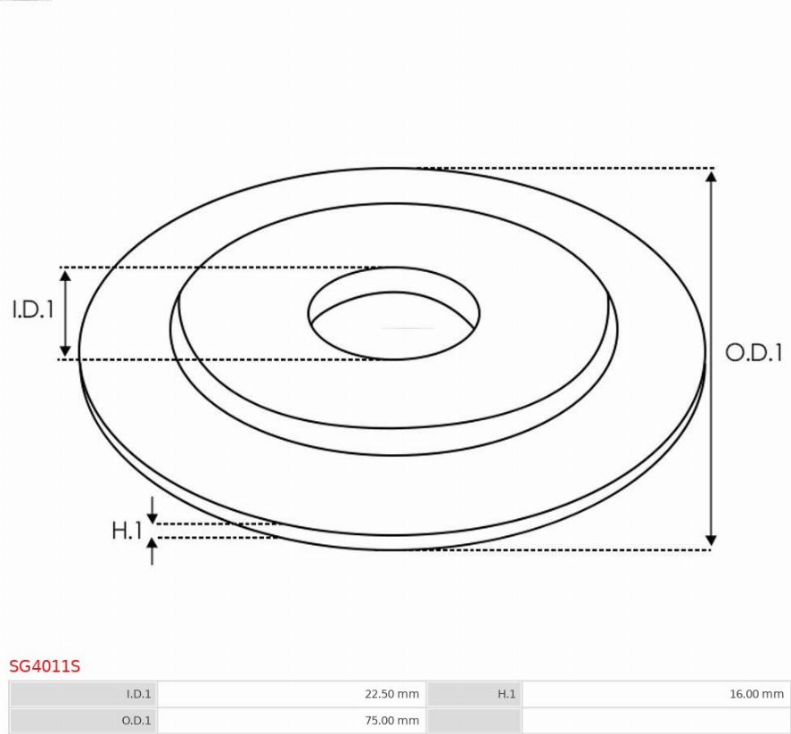 AS-PL SG4011S - Remkomplekts, Starteris www.autospares.lv