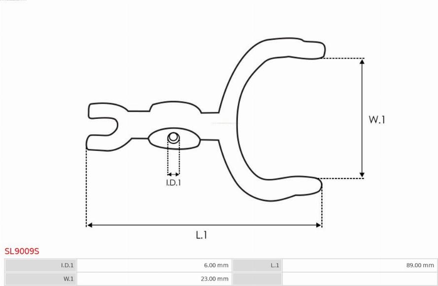 AS-PL SL9009S - Remkomplekts, Starteris www.autospares.lv