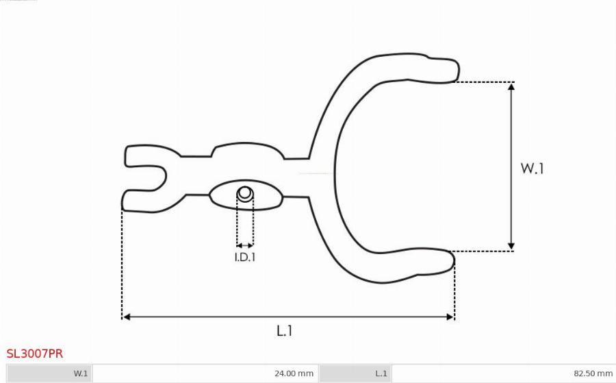 AS-PL SL3007PR - Palaišanas iekārtas svira, Karburators www.autospares.lv