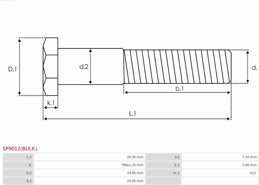 AS-PL SP9012(BULK) - Remkomplekts, Starteris autospares.lv