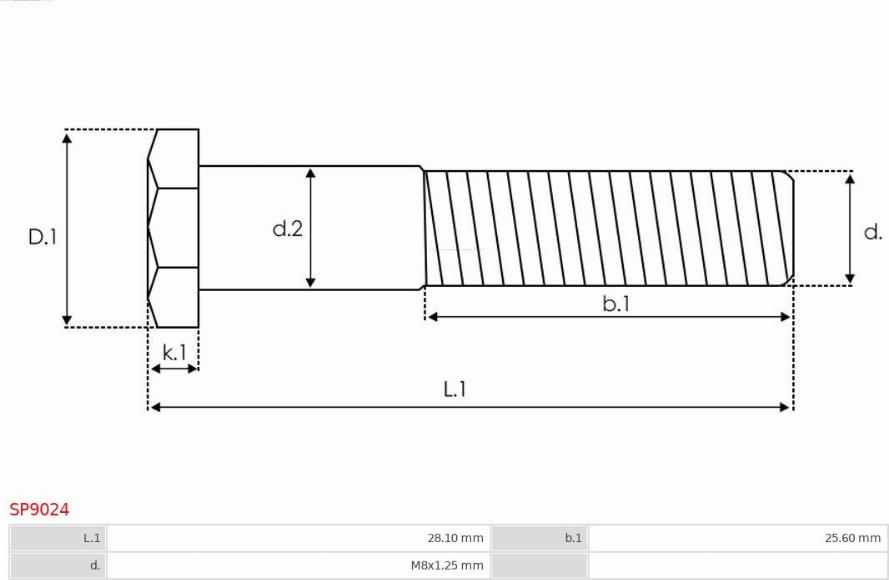 AS-PL SP9024 - Remkomplekts, Starteris www.autospares.lv