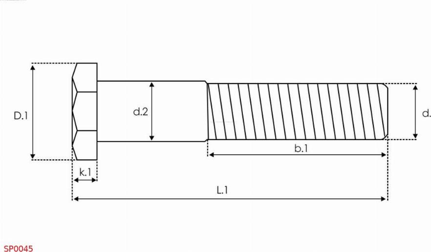 AS-PL SP0045 - Remkomplekts, Starteris www.autospares.lv