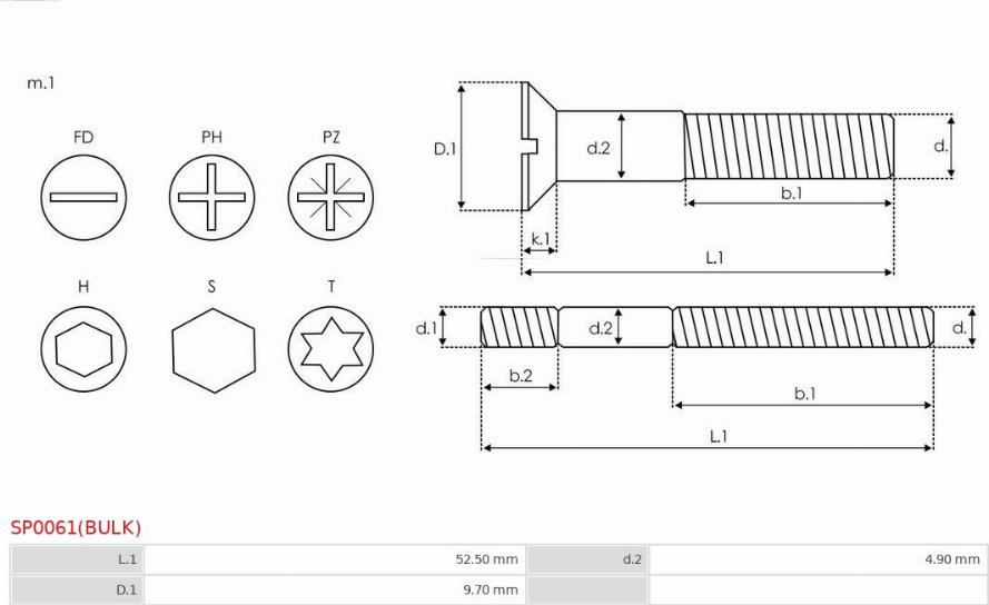 AS-PL SP0061(BULK) - Remkomplekts, Ģenerators www.autospares.lv