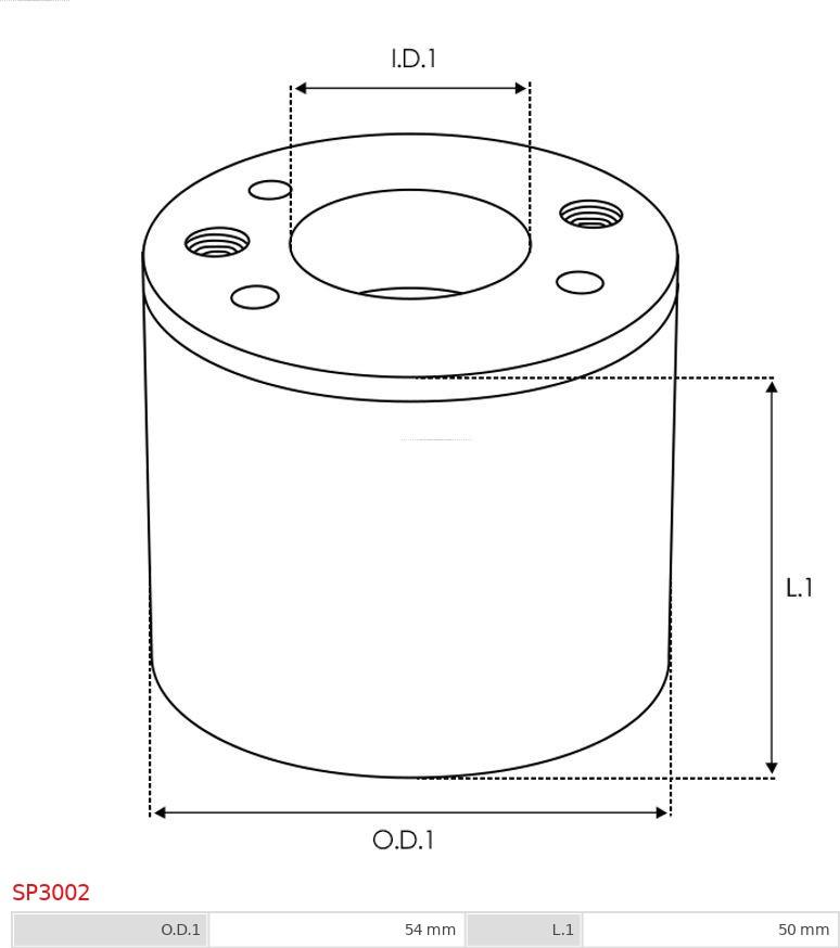 AS-PL SP3002 - Remkomplekts, Starteris www.autospares.lv