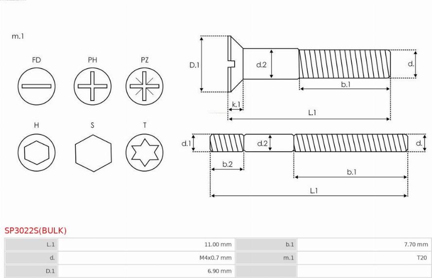 AS-PL SP3022S(BULK) - Remkomplekts, Ģenerators www.autospares.lv