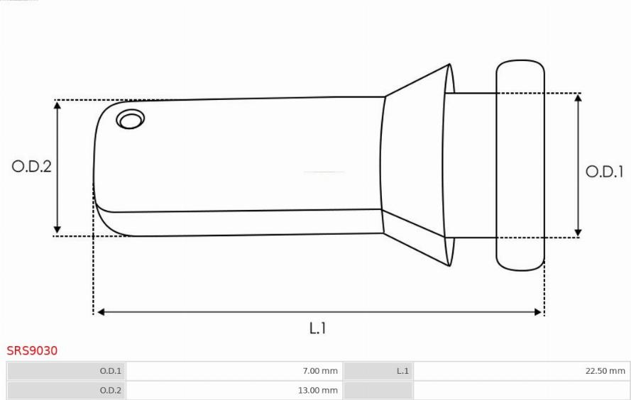 AS-PL SRS9030 - Remkomplekts, Starteris www.autospares.lv