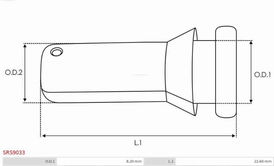 AS-PL SRS9033 - Remkomplekts, Starteris www.autospares.lv