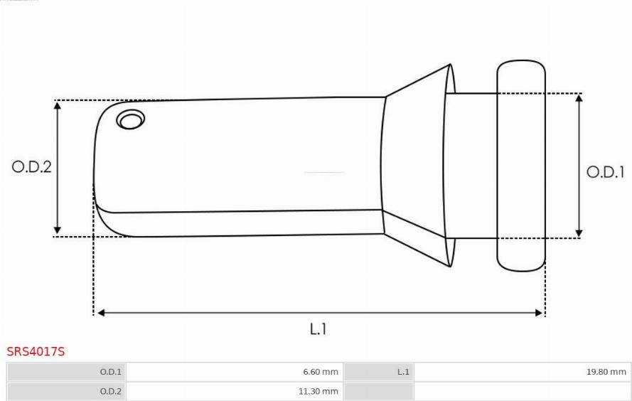 AS-PL SRS4017S - Remkomplekts, Starteris www.autospares.lv