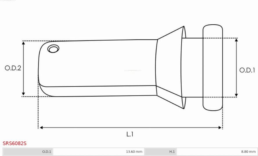 AS-PL SRS6082S - Remkomplekts, Starteris www.autospares.lv