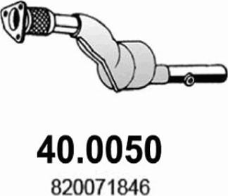 ASSO 40.0050 - Катализатор www.autospares.lv