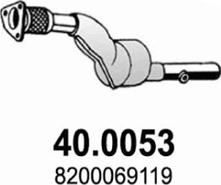 ASSO 40.0053 - Katalizators autospares.lv