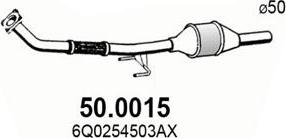 ASSO 50.0015 - Katalizators www.autospares.lv