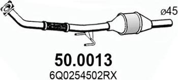 ASSO 50.0013 - Katalizators autospares.lv