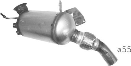 ASSO 08.15002 - Nosēdumu / Daļiņu filtrs, Izplūdes gāzu sistēma www.autospares.lv