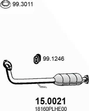 ASSO 15.0021 - Katalizators autospares.lv