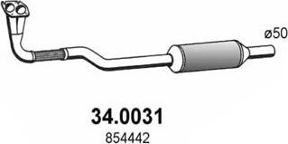 ASSO 34.0031 - Catalytic Converter www.autospares.lv