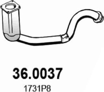 ASSO 36.0037 - Катализатор www.autospares.lv