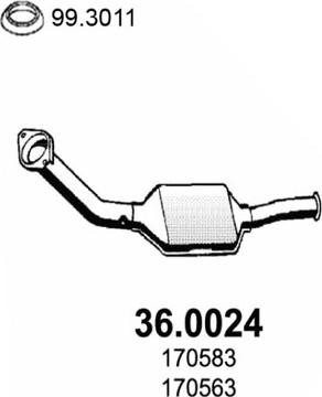 ASSO 36.0024 - Katalizators autospares.lv