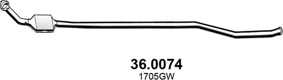 ASSO 36.0074 - Katalizators www.autospares.lv