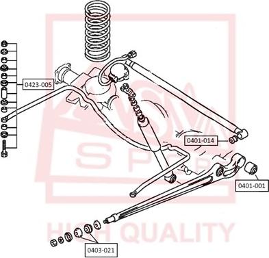 ASVA 0403-021 - Amortizatora statnes balsts www.autospares.lv