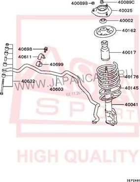 ASVA 0407-003 - Bukse, Stabilizators www.autospares.lv