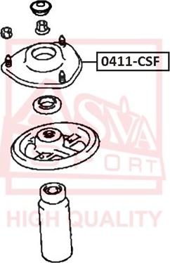 ASVA 0411-CSF - Top Strut Mounting www.autospares.lv