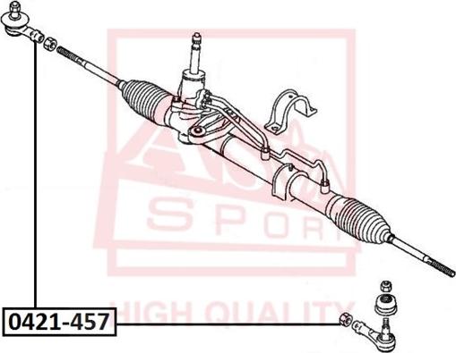 ASVA 0421-457 - Stūres šķērsstiepņa uzgalis www.autospares.lv