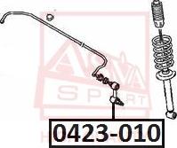 ASVA 0423-010 - Stiepnis / Atsaite, Stabilizators www.autospares.lv