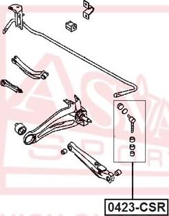 ASVA 0423-CSR - Stiepnis / Atsaite, Stabilizators www.autospares.lv