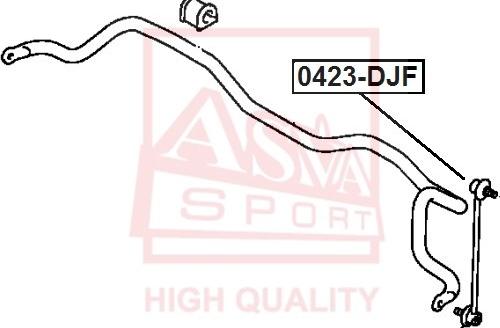 ASVA 0423-DJF - Stiepnis / Atsaite, Stabilizators www.autospares.lv