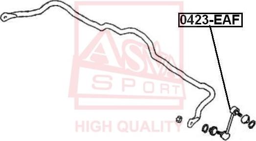 ASVA 0423-EAF - Stiepnis / Atsaite, Stabilizators autospares.lv