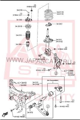 ASVA 0520-KE - Balst / Virzošais šarnīrs autospares.lv