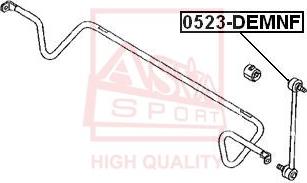 ASVA 0523-DEMNF - Stiepnis / Atsaite, Stabilizators autospares.lv