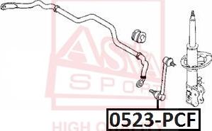 ASVA 0523-PCF - Rod / Strut, stabiliser www.autospares.lv