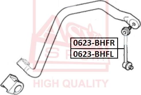 ASVA 0623-BHFL - Stiepnis / Atsaite, Stabilizators autospares.lv