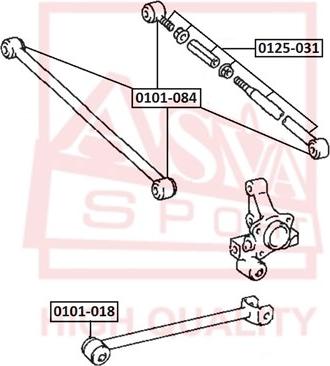 ASVA 0101-084 - Piekare, Šķērssvira www.autospares.lv