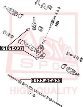 ASVA 0101-037 - Piekare, Šķērssvira www.autospares.lv