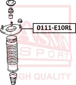 ASVA 0111-E10RL - Amortizatora statnes balsts www.autospares.lv