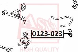 ASVA 0123-023 - Stiepnis / Atsaite, Stabilizators www.autospares.lv