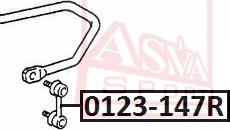 ASVA 0123-147R - Stiepnis / Atsaite, Stabilizators www.autospares.lv