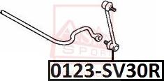 ASVA 0123-SV30R - Stiepnis / Atsaite, Stabilizators www.autospares.lv