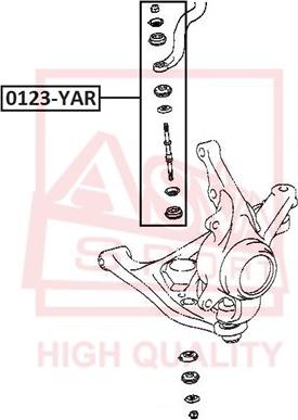 ASVA 0123-YAR - Stiepnis / Atsaite, Stabilizators autospares.lv