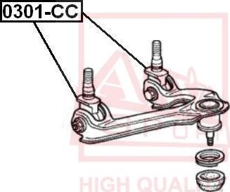 ASVA 0301-CC - Bush of Control / Trailing Arm www.autospares.lv