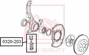 ASVA 0320-203 - Ball Joint www.autospares.lv